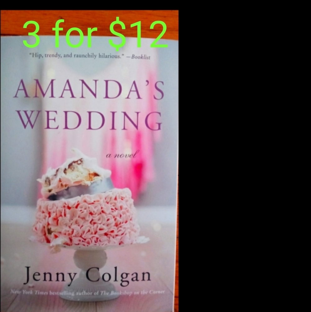 NWT romance comedy novel "Amanda's Wedding" 3 for $12
